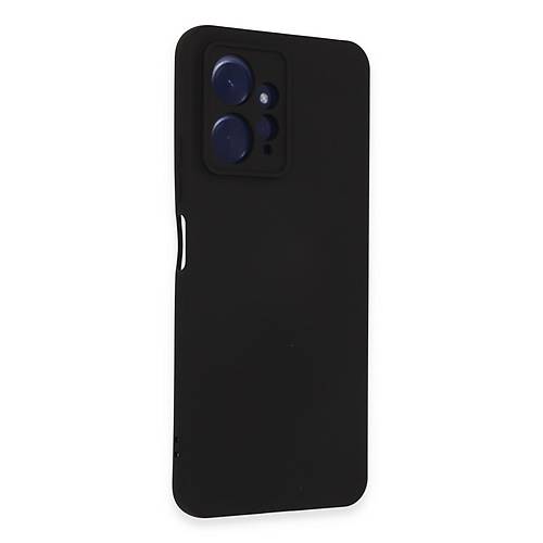 Redmi Note 12 4G K�l�f Nano i�i Kadife Silikon - Siyah