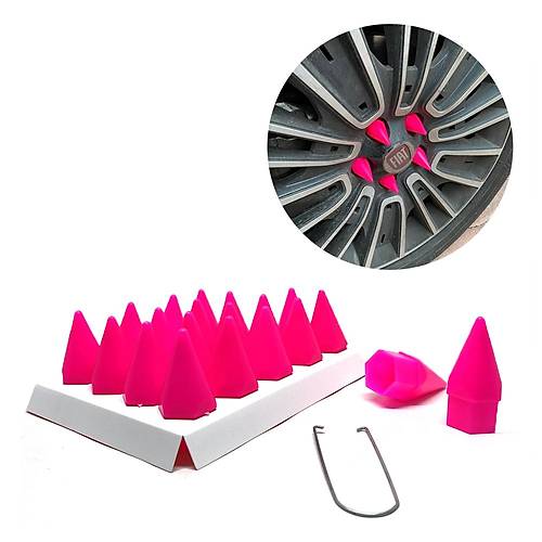 Sivri Mermi Bijon Kapa�� S�kme Aparatl� Pembe 17mm