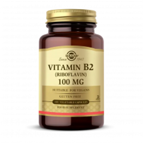 Vitamin B2 (Riboflavin) 100 mg 100 Kaps�l