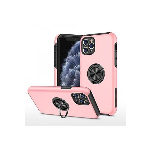 iPhone 11 Pro Max K�l�f Elit Y�z�kl� Kapak - Pembe