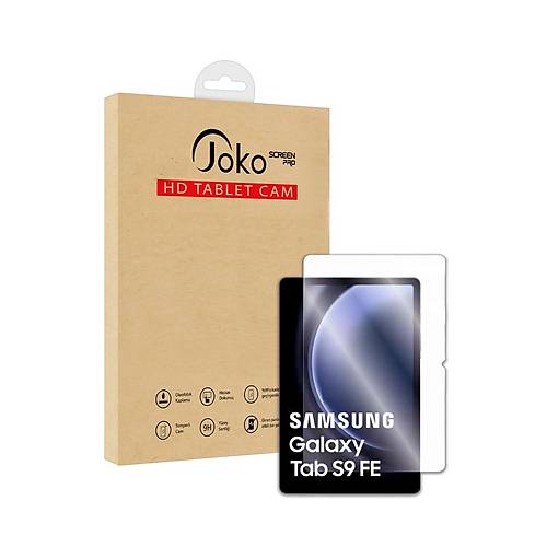 Galaxy X610 Tab S9 FE Plus 12.4 HD Tablet Cam Ekran Koruyucu - �effaf