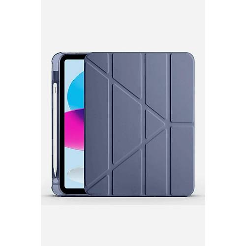 iPad 2022 10.9 (10.nesil) K�l�f Kalemlikli Mars Tablet K�l�f� - Lavender