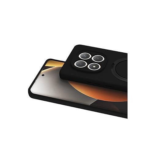 Redmi Note 15 Pro 5G Regal Magsafe Standl� Kapak - Siyah