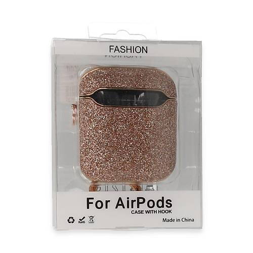 Airpods 2 (2.nesil) Spell Simli K�l�f - Rose Gold