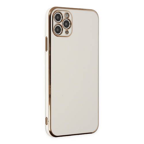 iPhone 11 Pro Max K�l�f Volet Silikon - Beyaz