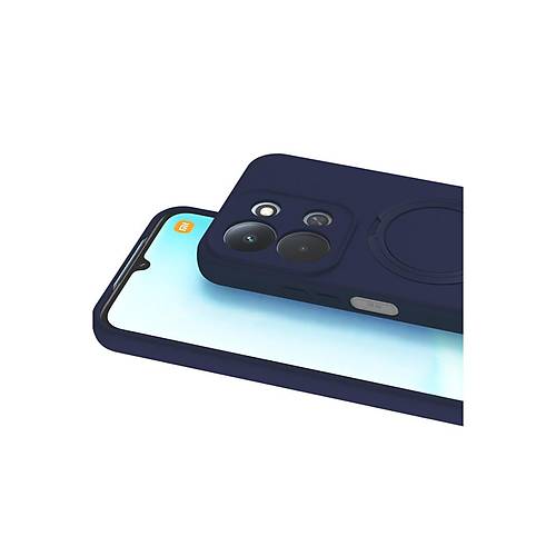 Redmi 15C 4G Regal Magsafe Standl� Kapak - Lacivert
