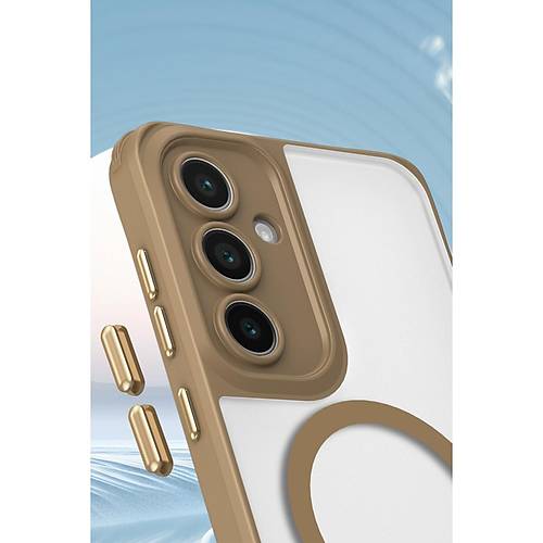 Galaxy S23 K�l�f Enka Magsafe Silikon K�l�f - Titan Gri