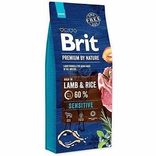 Brit Premium By Nature Adult Sensitive Lamb Kuzulu Yeti�kin K�pek Mamas� 8 Kg