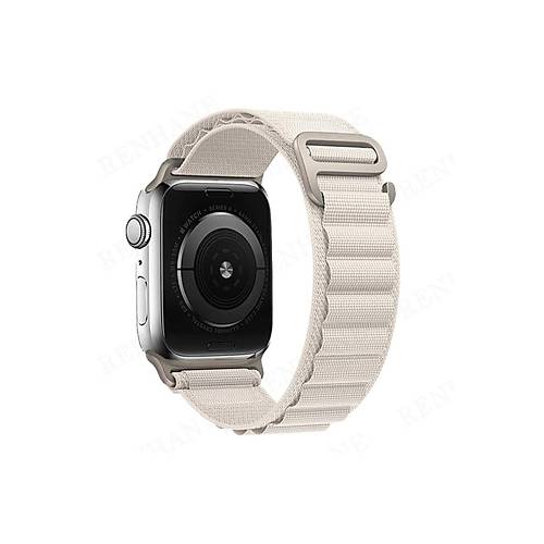 Watch 42mm Mountain Kordon - Beyaz