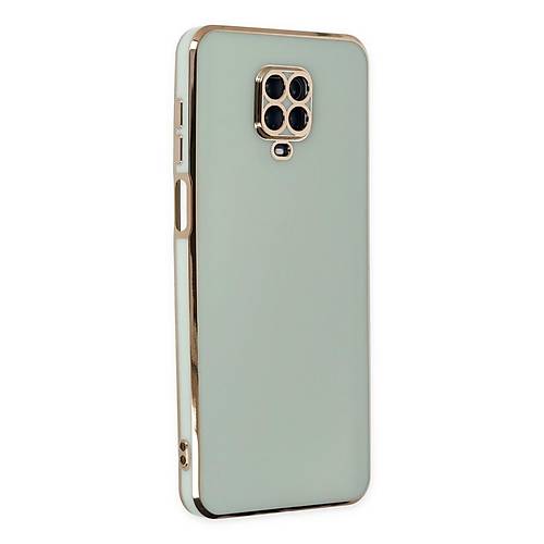 Redmi Note 9 Pro K�l�f Volet Silikon - A��k Ye�il