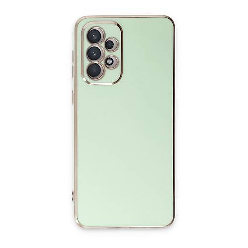 Galaxy A33 5G K�l�f Volet Silikon - A��k Ye�il