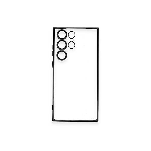 Galaxy S23 Ultra K�l�f Razer Lensli Silikon - Siyah