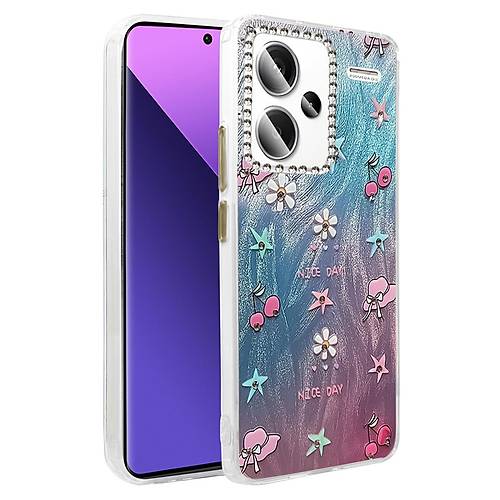 Redmi Note 13 Pro Plus K�l�f Blade Aynal� Desenli Kapak - Desen 4