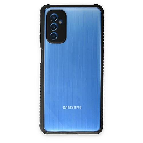 Galaxy M52 5G K�l�f Miami �effaf Silikon - Siyah