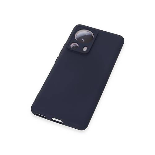 Mi 13 Lite K�l�f Nano i�i Kadife Silikon - Lacivert