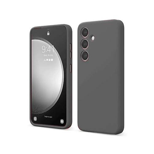 Galaxy S24 FE K�l�f First Silikon - Gri