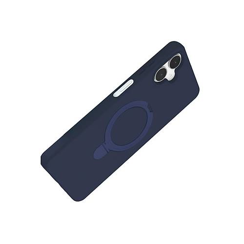 Galaxy A06 Regal Magsafe Standl� Kapak - Lacivert