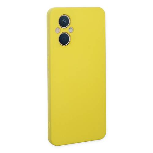 Reno 7 Lite K�l�f Nano i�i Kadife Silikon - Sar�