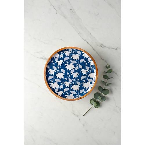 Mango Agac� Servis Taba�� & Sunum Taba�� 25 Cm Desenli