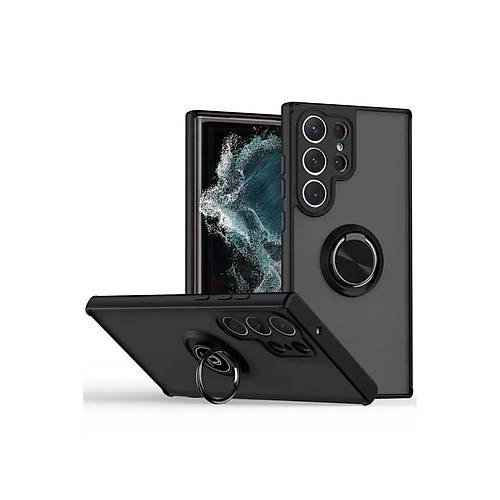 Galaxy S25 Ultra K�l�f Montreal Y�z�kl� Silikon Kapak - Siyah