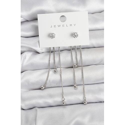 Top�uk Model G�m�� Renk Pirin� Sallant�l� Kad�n K�pe Seti