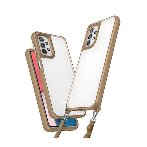 Galaxy A23 4G K�l�f Penta Silikon K�l�f - ��l Titanyum