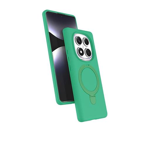 Redmi Note 14 Pro 5G Regal Magsafe Standl� Kapak - Ye�il