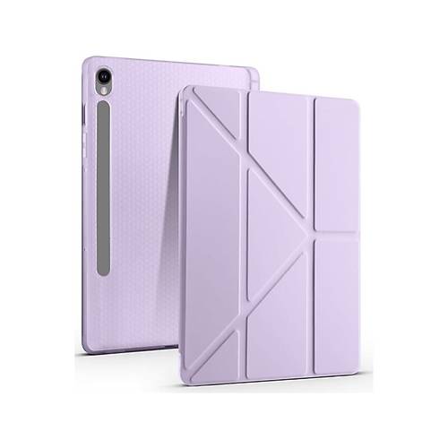 Galaxy Tab S10 FE Plus 13.1 Kalemlikli Mars Tablet K�l�f� - Lila