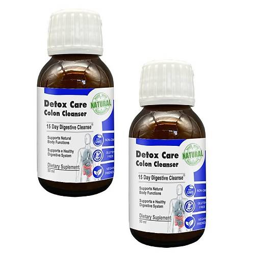 Detox Care Yeme Sonras� Ferahl�k Hissi ��in Destek �urubu 50 ml x 2 adet