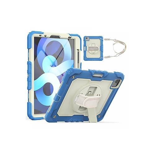 iPad Pro 11 (2020) K�l�f Strap New Tablet Kapak - Mavi