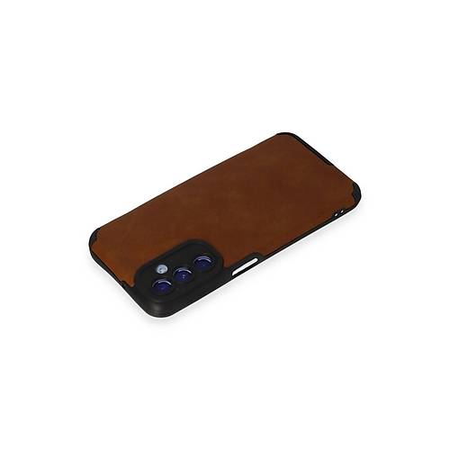 Galaxy M34 5G K�l�f Loop Deri Silikon - Kahverengi