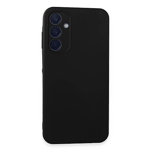 Galaxy A25 5G K�l�f Nano i�i Kadife Silikon - Siyah