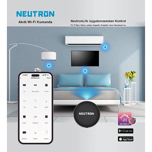 Ak�ll� Wifi Kumanda, T�m Cihazlar� Telefondan Y�netme