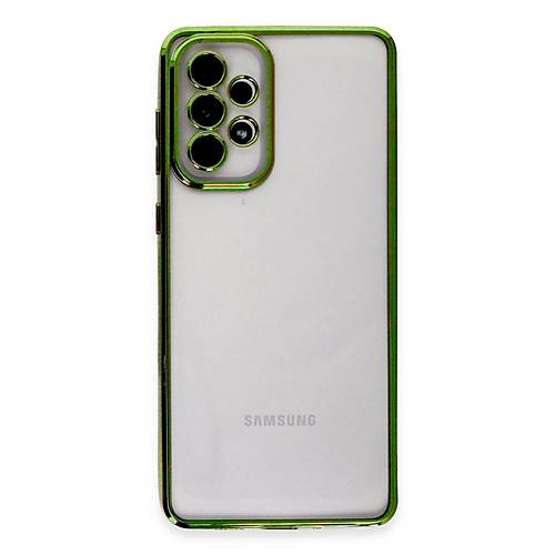 Galaxy A53 5G K�l�f Razer Lensli Silikon - Ye�il