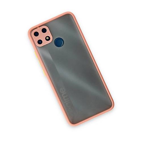 Realme C25 K�l�f Montreal Silikon Kapak - Pembe