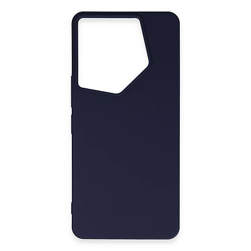 Camon 20 Pro 5G K�l�f First Silikon - Lacivert