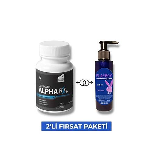 Alpha Rx Erkeklere �zel �r�n 30'lu Destekleyici Mucizevi Libido Artt�r�c� Krem 125 ml