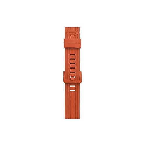 Watch 42mm KR408 �izgili Silikon Kordon - Turuncu