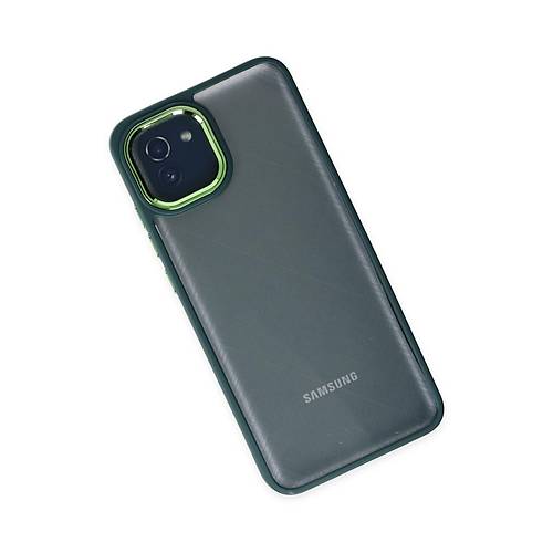 Galaxy A03 K�l�f Dora Kapak - Haki Ye�il