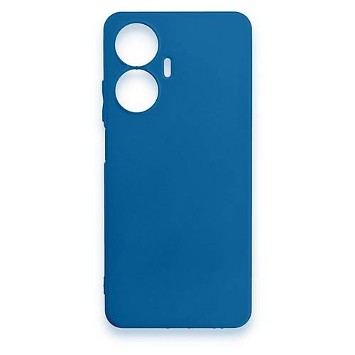 Realme C55 K�l�f First Silikon - Mavi
