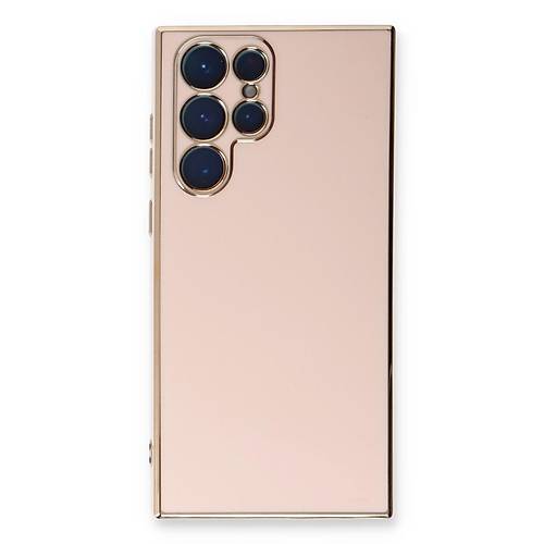 Galaxy S22 Ultra K�l�f Volet Silikon - Pembe