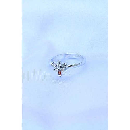 Pirin� G�m�� Renk Ayarlanabilir Renkli Zirkon Ta�l� Yusuf�uk Y�z�k