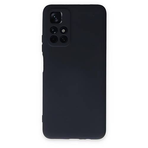 Redmi Note 11T K�l�f Nano i�i Kadife Silikon - Lacivert
