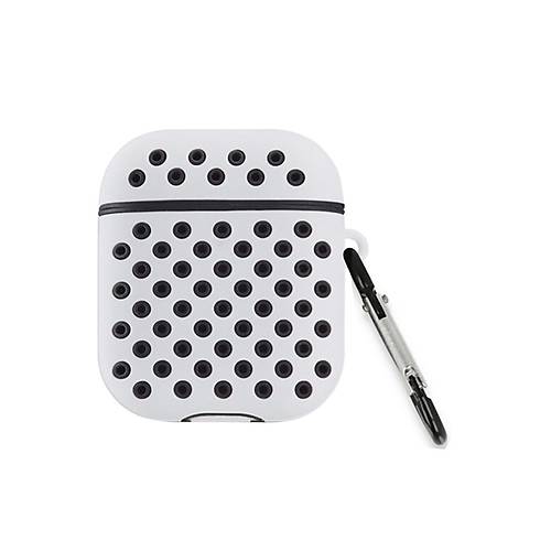 Airpods 2 (2.nesil) Spor Delikli K�l�f - Gri-Siyah