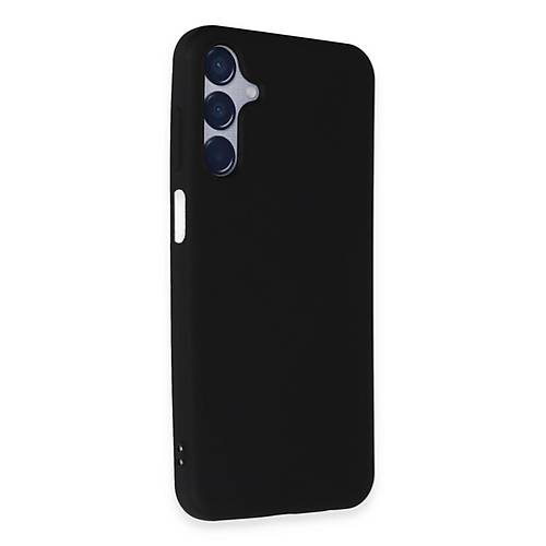 Galaxy M15 K�l�f First Silikon - Siyah