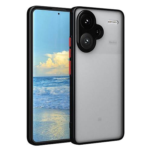 Redmi Note 13 Pro Plus K�l�f Montreal Silikon Kapak - Siyah