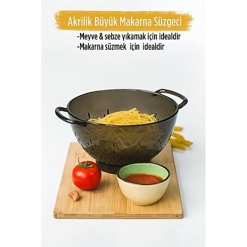 Akrilik F�me Makarna S�zge�i & Sebze Meyve S�zge�i