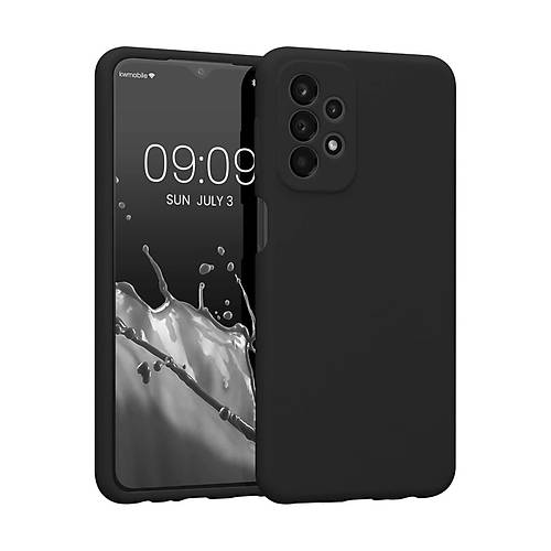 Galaxy A53 5G K�l�f First Silikon - Siyah