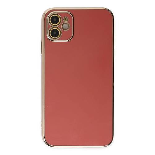 iPhone 12 K�l�f Volet Silikon - K�rm�z�
