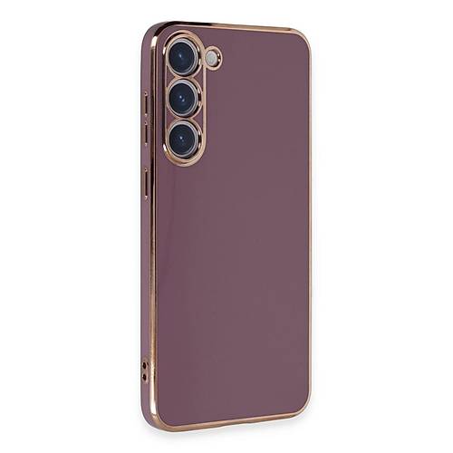 Galaxy S23 K�l�f Volet Silikon - Mor